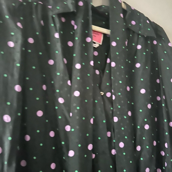 Kate Spade Green Polka Dot Dress Small - Picture 3 of 5
